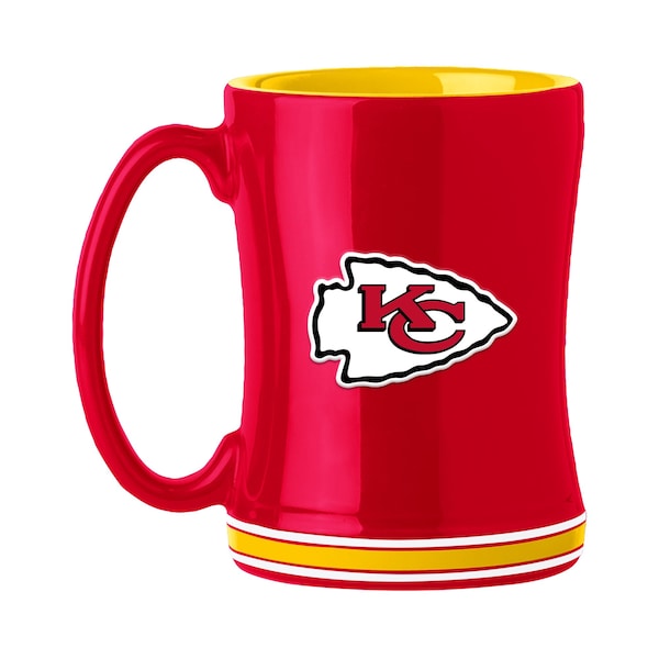Logo Brands Kansas City Chiefs 14oz Relief Mug 616-C14RM - main
